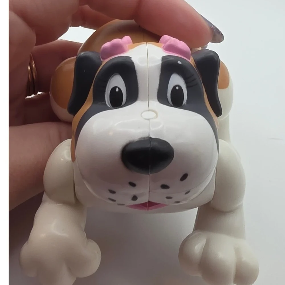 Mattel Doggie Daycare Honey Saint Bernard Figure Sandbox Tan Brown Fair 2004